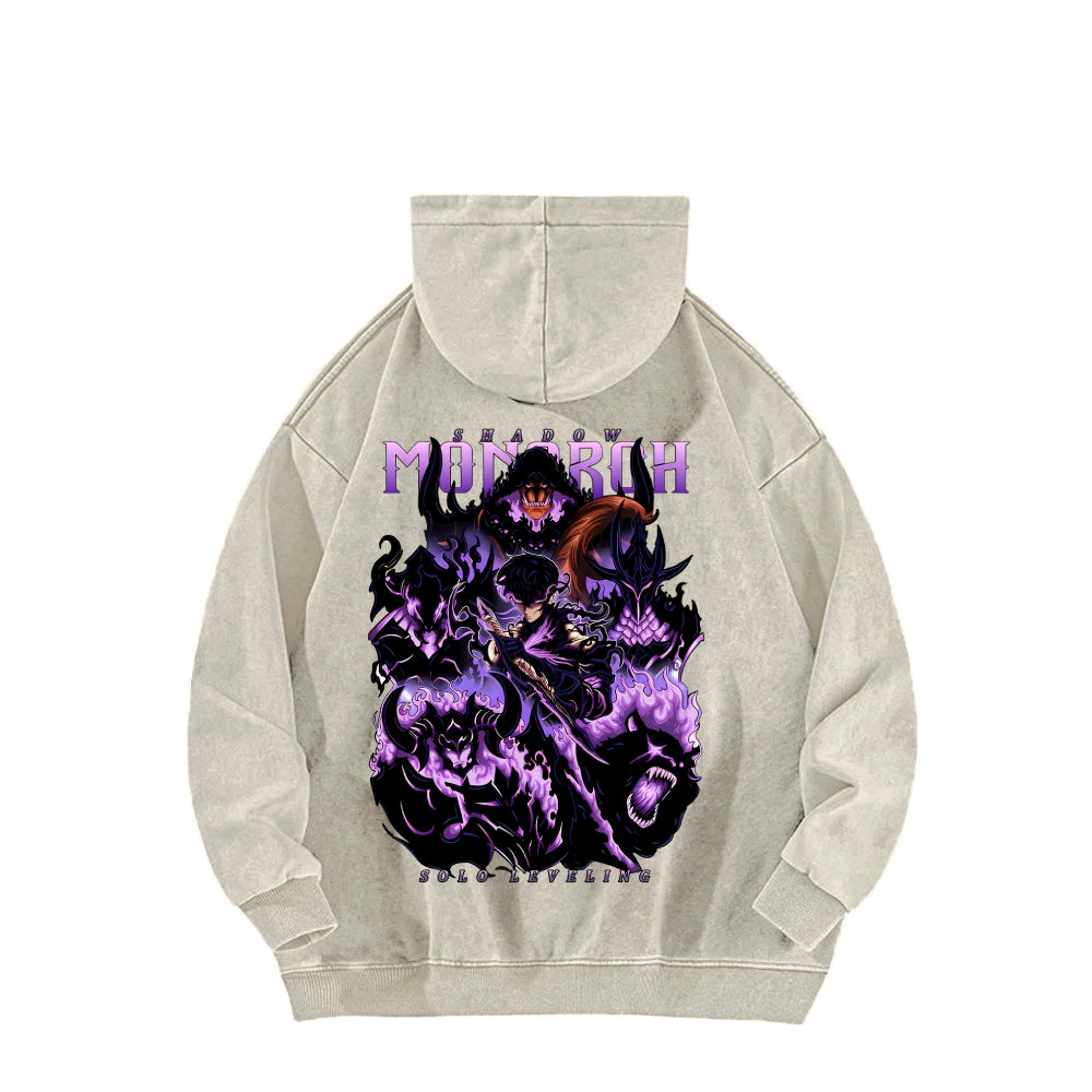 Solo Leveling Unisex Washed Hoodie 2601007528