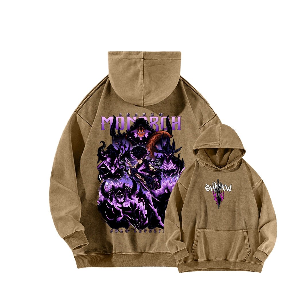 Solo Leveling Unisex Washed Hoodie 2601007528