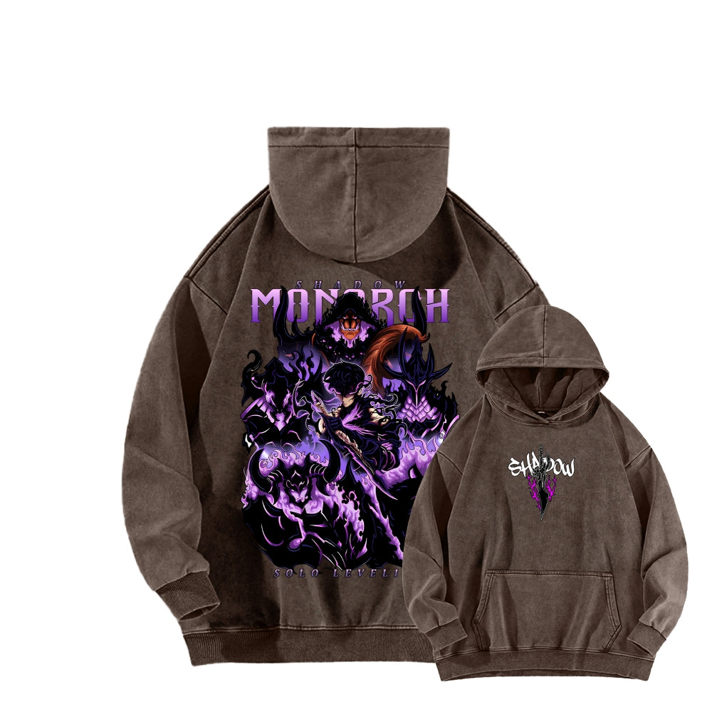 Solo Leveling Unisex Washed Hoodie 2601007528