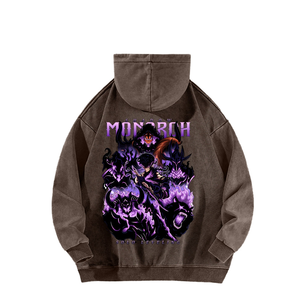 Solo Leveling Unisex Washed Hoodie 2601007528