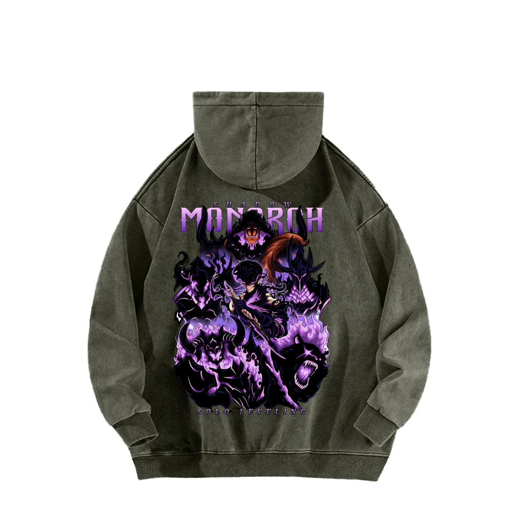 Solo Leveling Unisex Washed Hoodie 2601007528