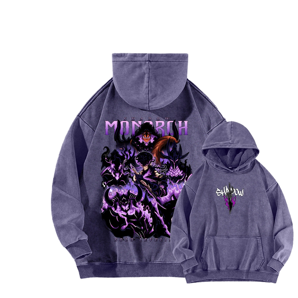 Solo Leveling Unisex Washed Hoodie 2601007528