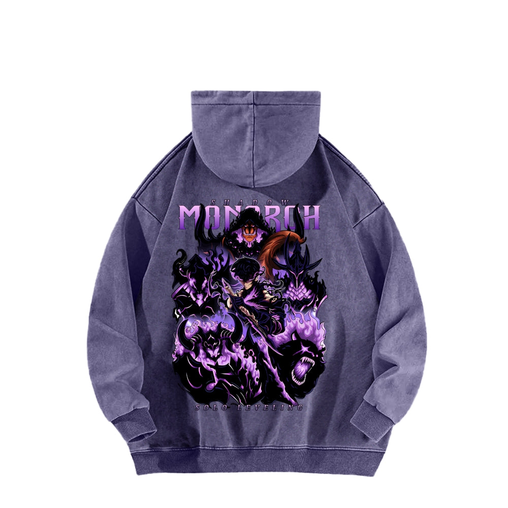 Solo Leveling Unisex Washed Hoodie 2601007528