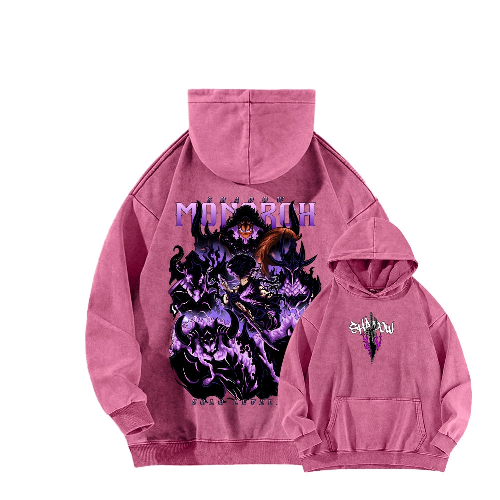 Solo Leveling Unisex Washed Hoodie 2601007528