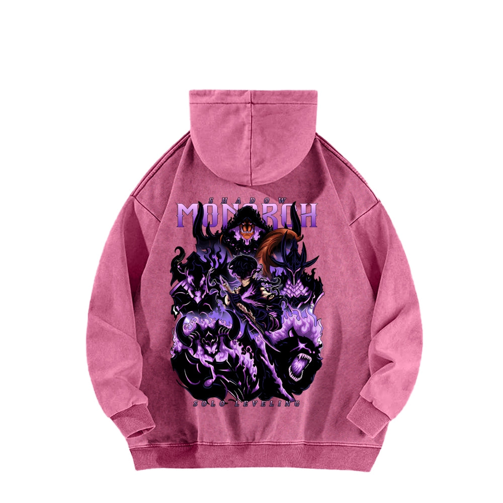 Solo Leveling Unisex Washed Hoodie 2601007528