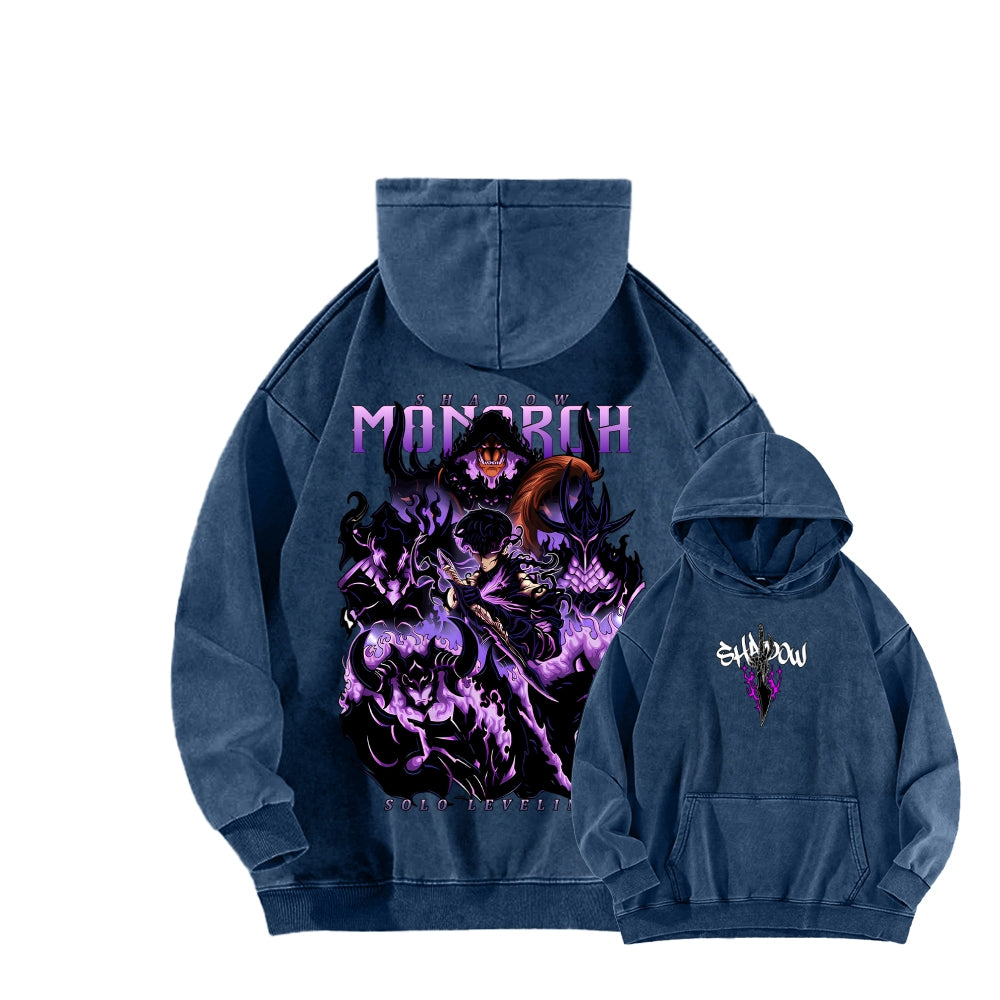 Solo Leveling Unisex Washed Hoodie 2601007528