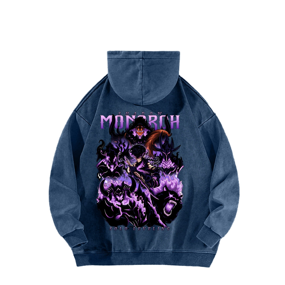 Solo Leveling Unisex Washed Hoodie 2601007528