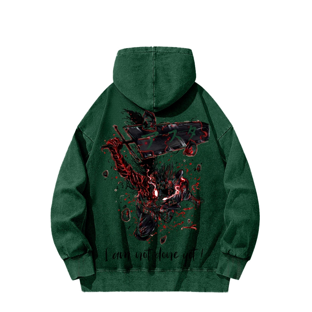 Black Clover Unisex Washed Hoodie 2601007897