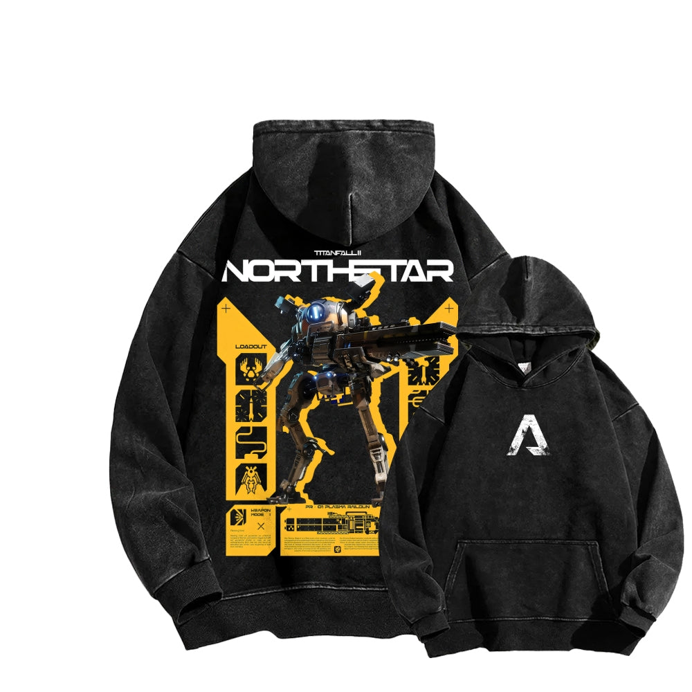 TITANFALL Unisex Washed Hoodie 2601007900