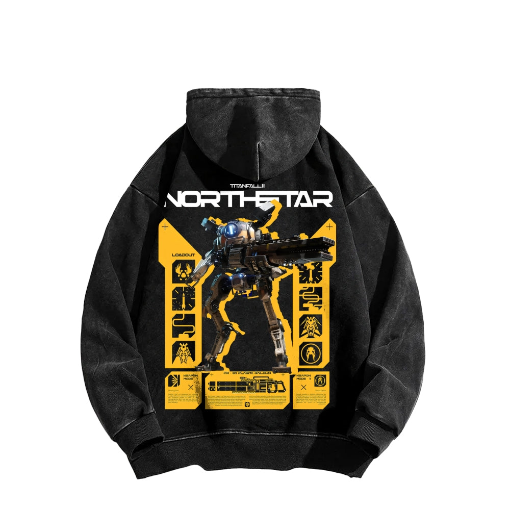 TITANFALL Unisex Washed Hoodie 2601007900