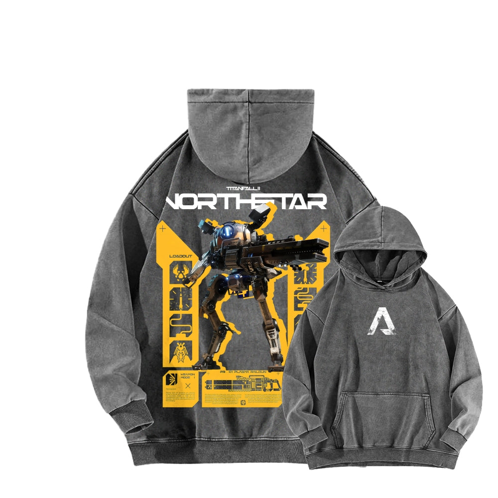 TITANFALL Unisex Washed Hoodie 2601007900