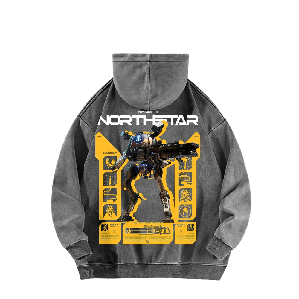 TITANFALL Unisex Washed Hoodie 2601007900
