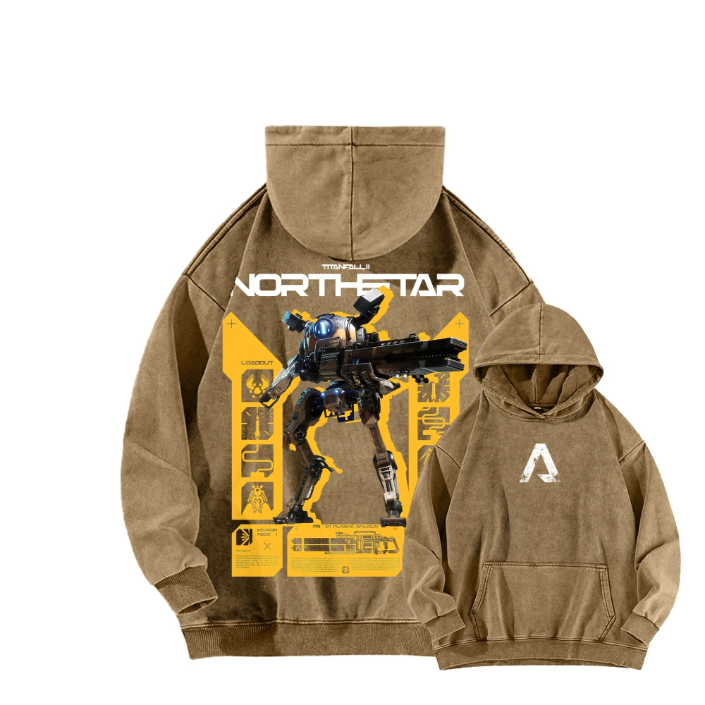 TITANFALL Unisex Washed Hoodie 2601007900