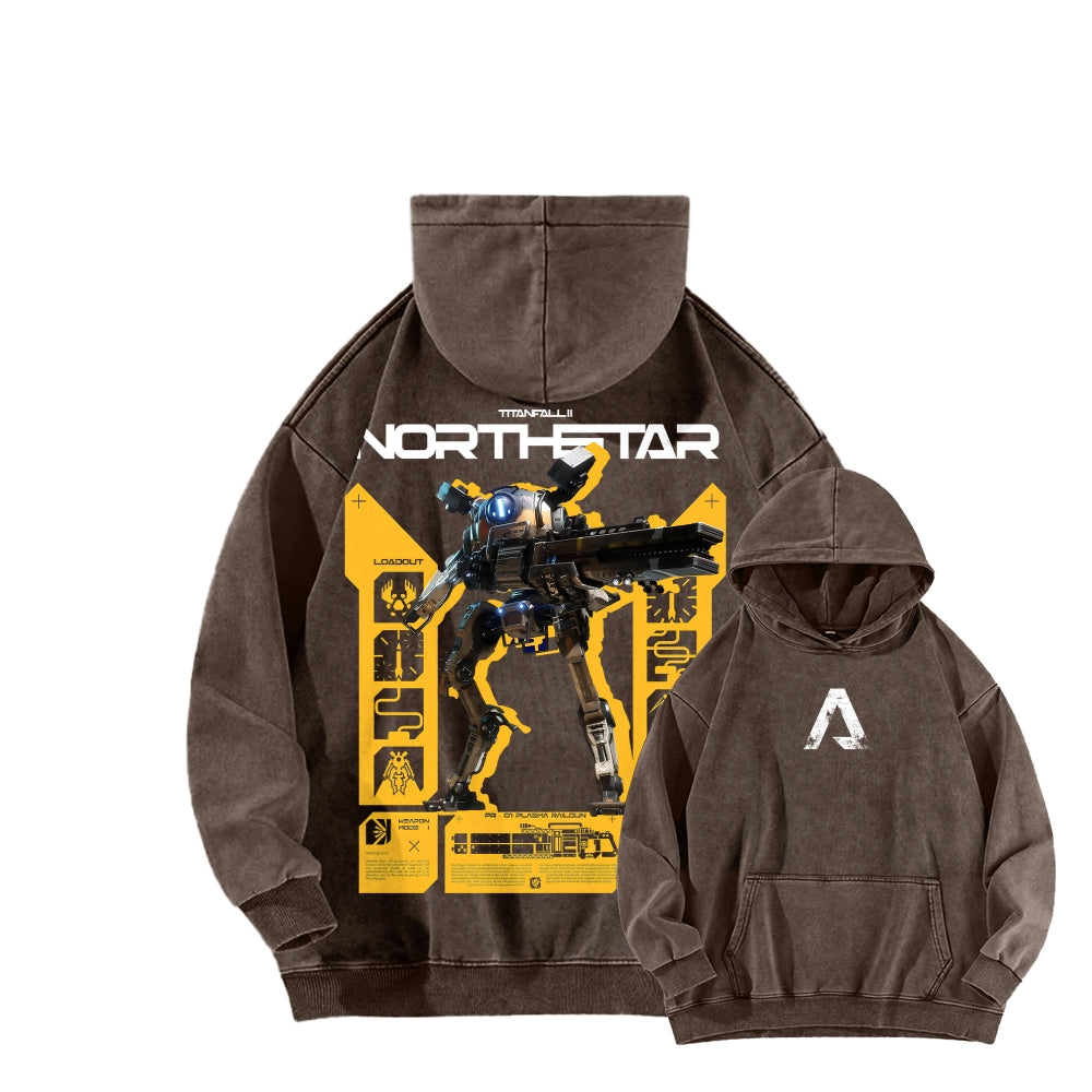 TITANFALL Unisex Washed Hoodie 2601007900