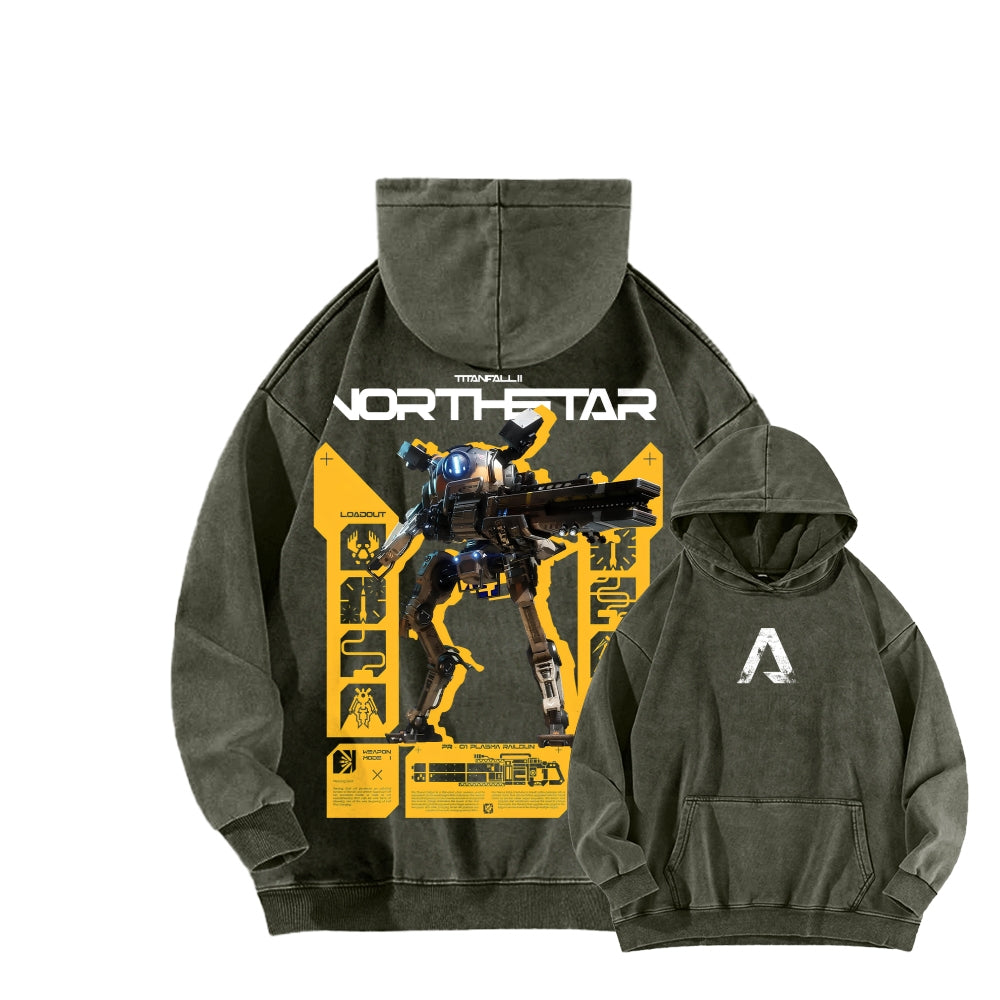 TITANFALL Unisex Washed Hoodie 2601007900