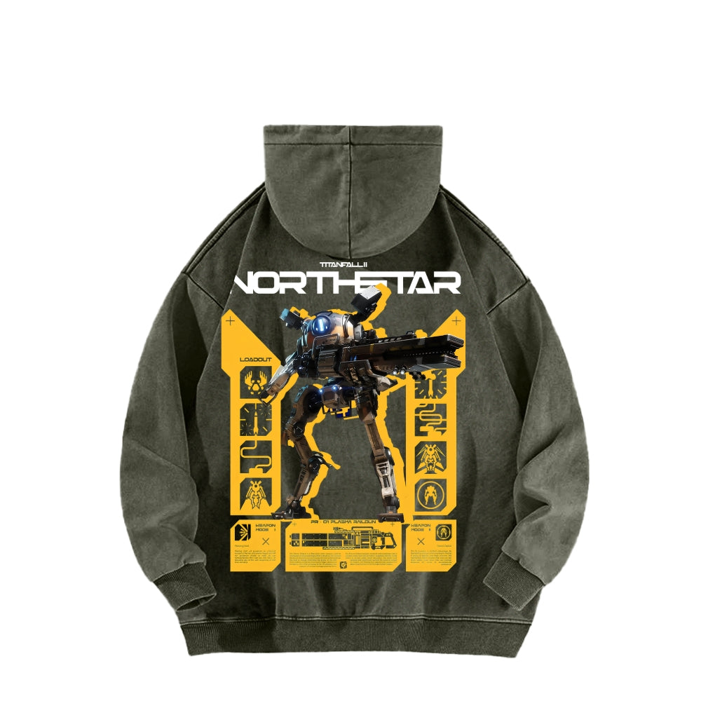 TITANFALL Unisex Washed Hoodie 2601007900