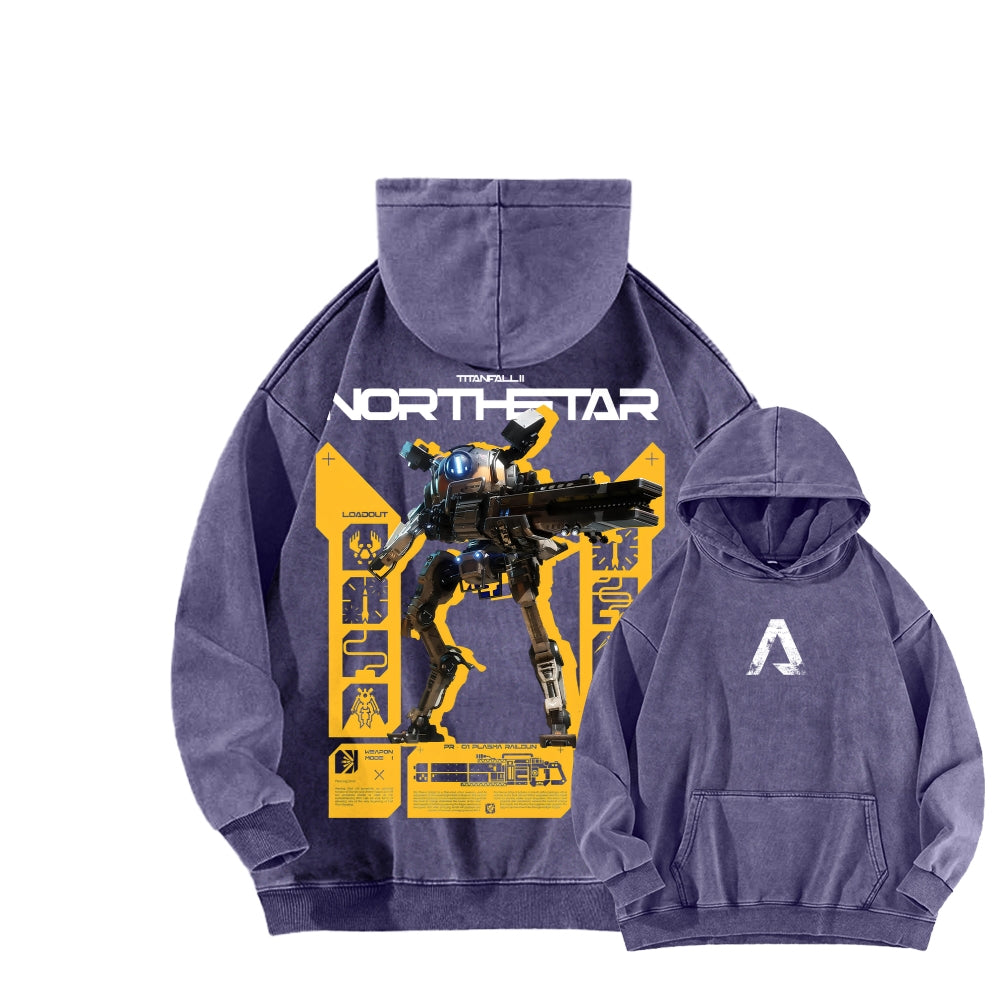 TITANFALL Unisex Washed Hoodie 2601007900