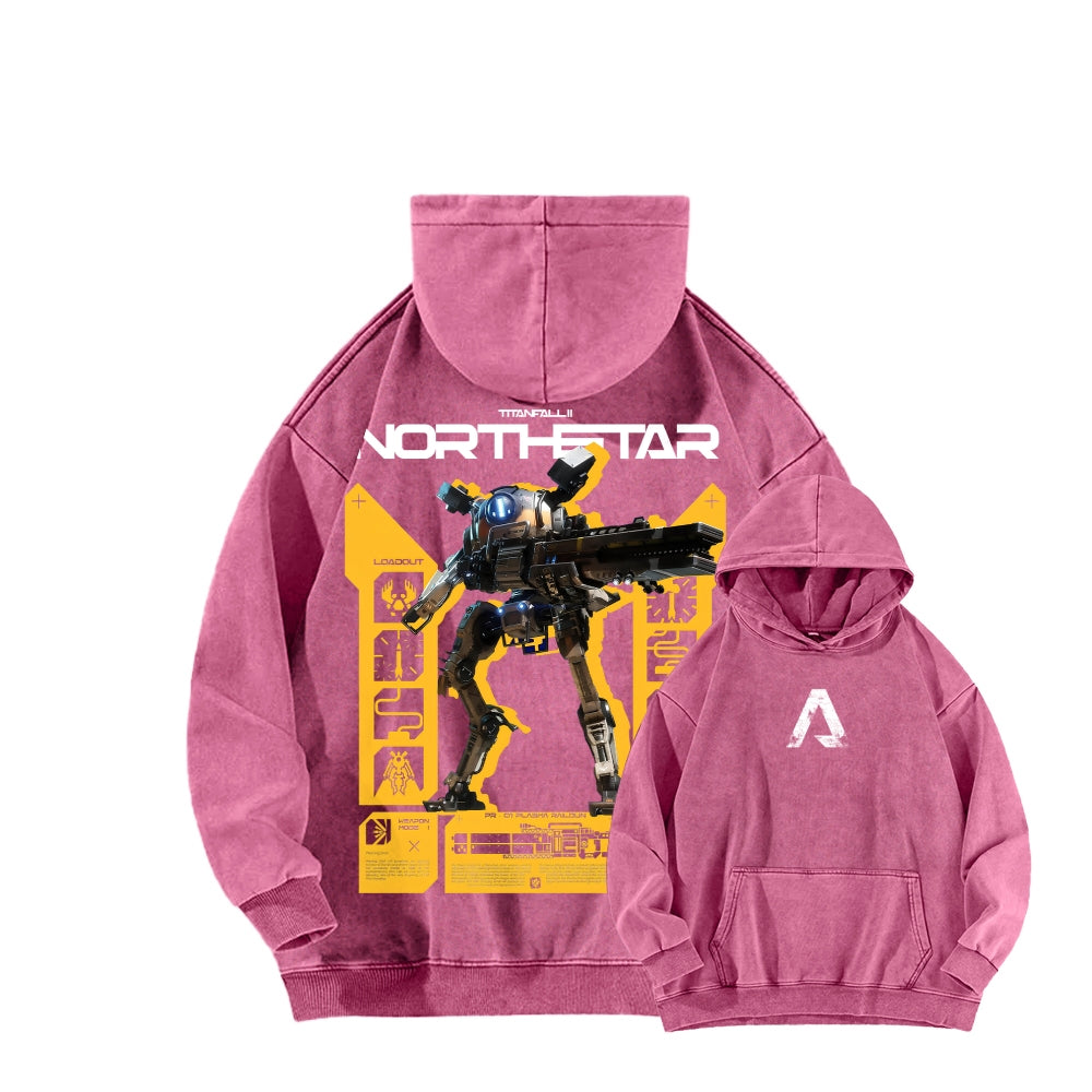 TITANFALL Unisex Washed Hoodie 2601007900