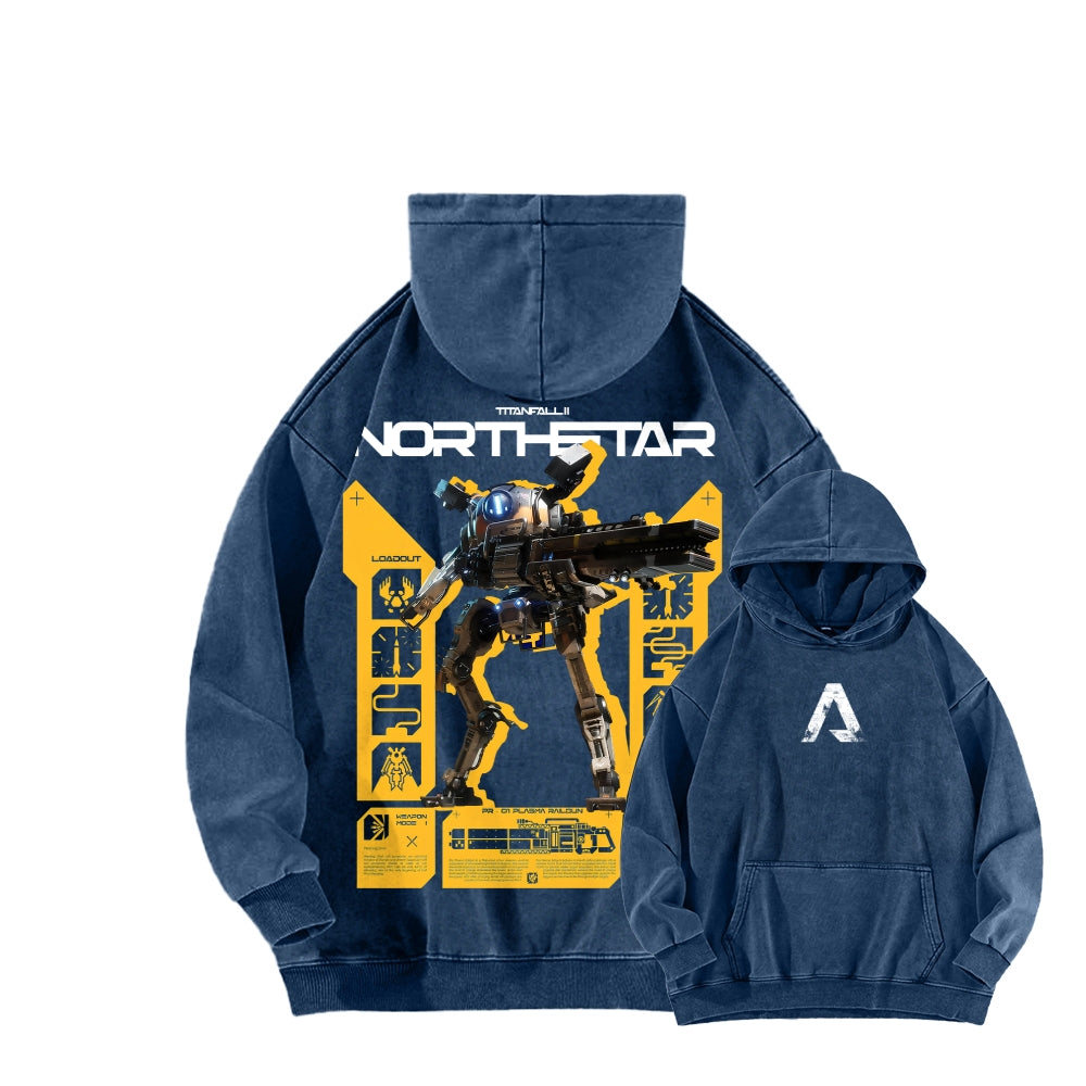 TITANFALL Unisex Washed Hoodie 2601007900