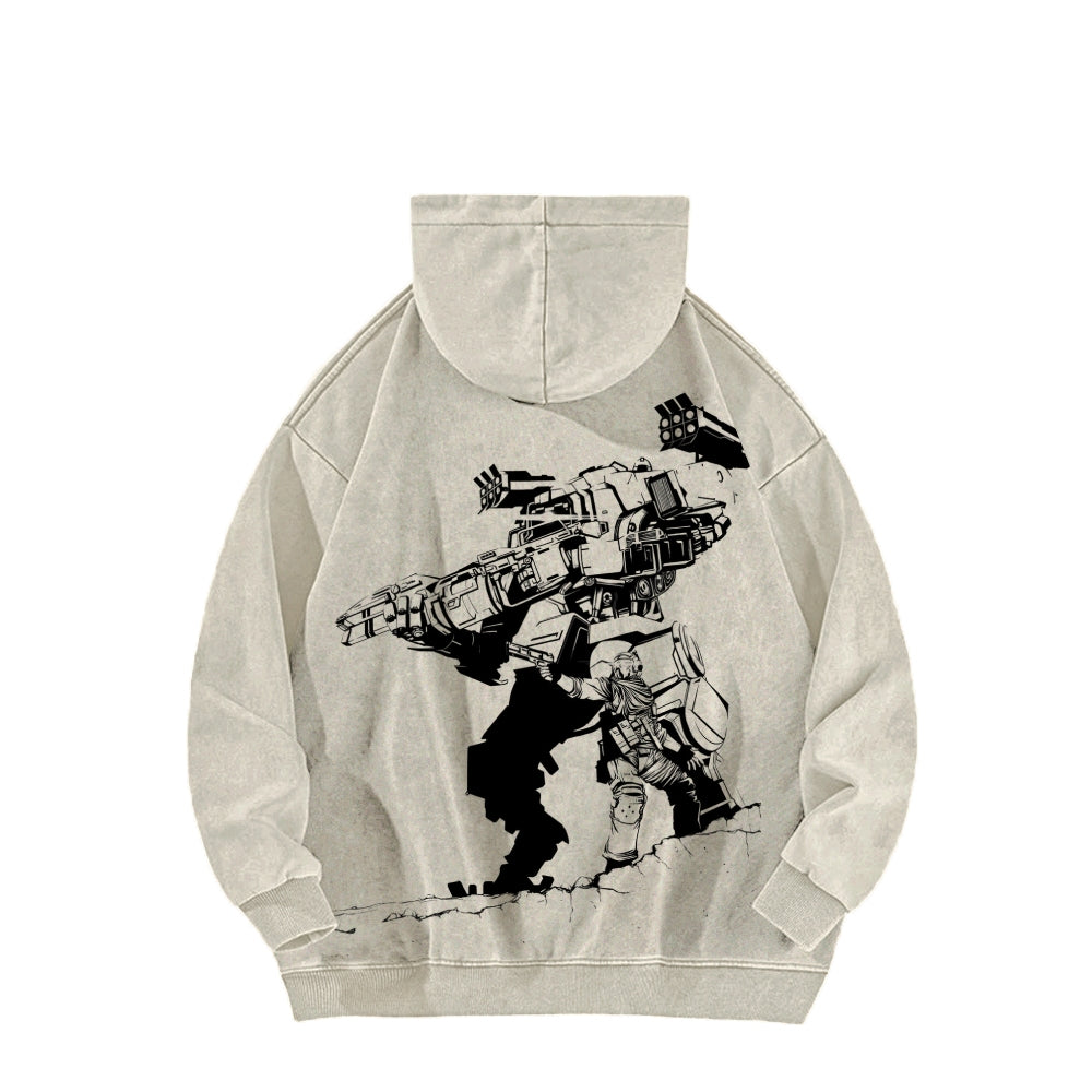 TITANFALL Unisex Washed Hoodie 2601007902
