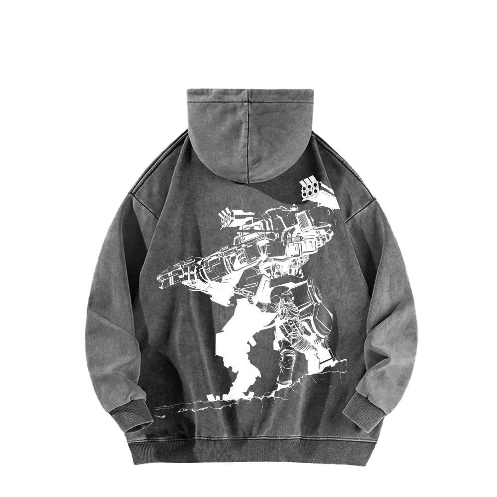 TITANFALL Unisex Washed Hoodie 2601007902