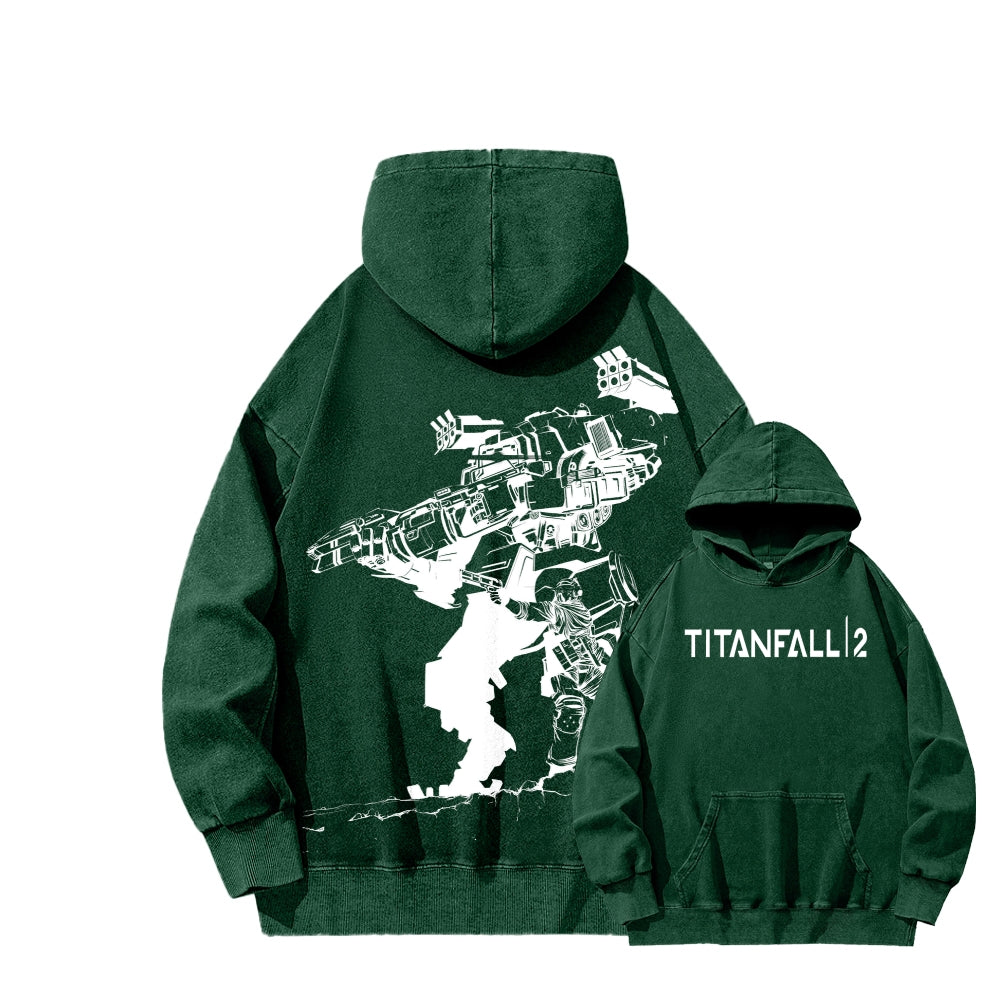 TITANFALL Unisex Washed Hoodie 2601007902