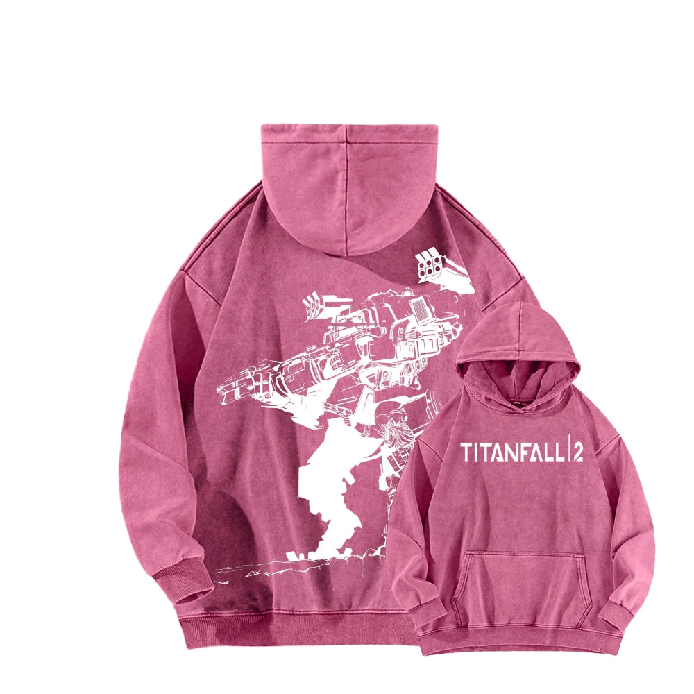 TITANFALL Unisex Washed Hoodie 2601007902