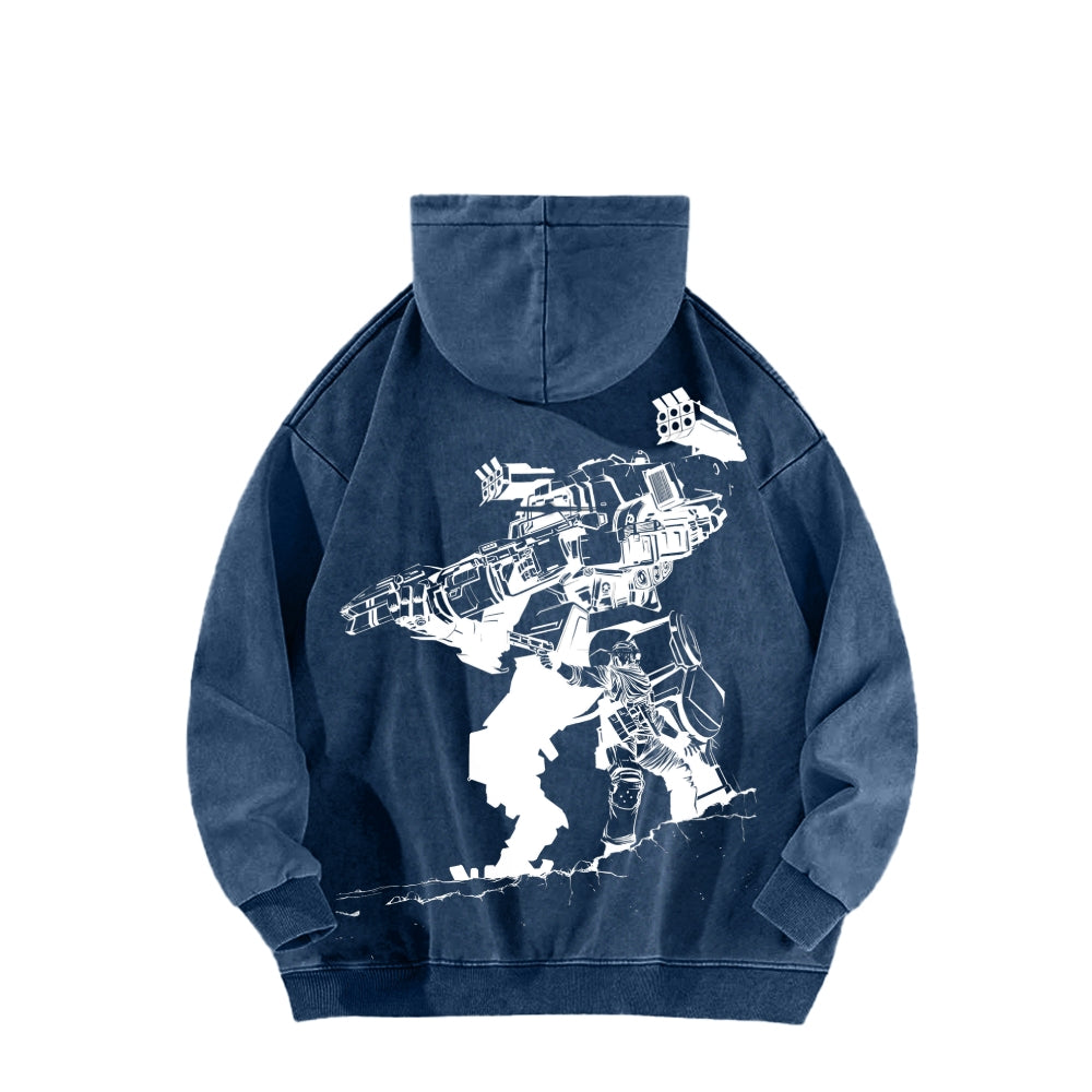 TITANFALL Unisex Washed Hoodie 2601007902