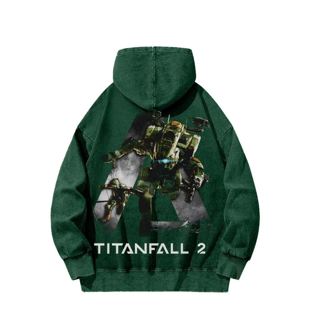 TITANFALL Unisex Washed Hoodie 2601007904