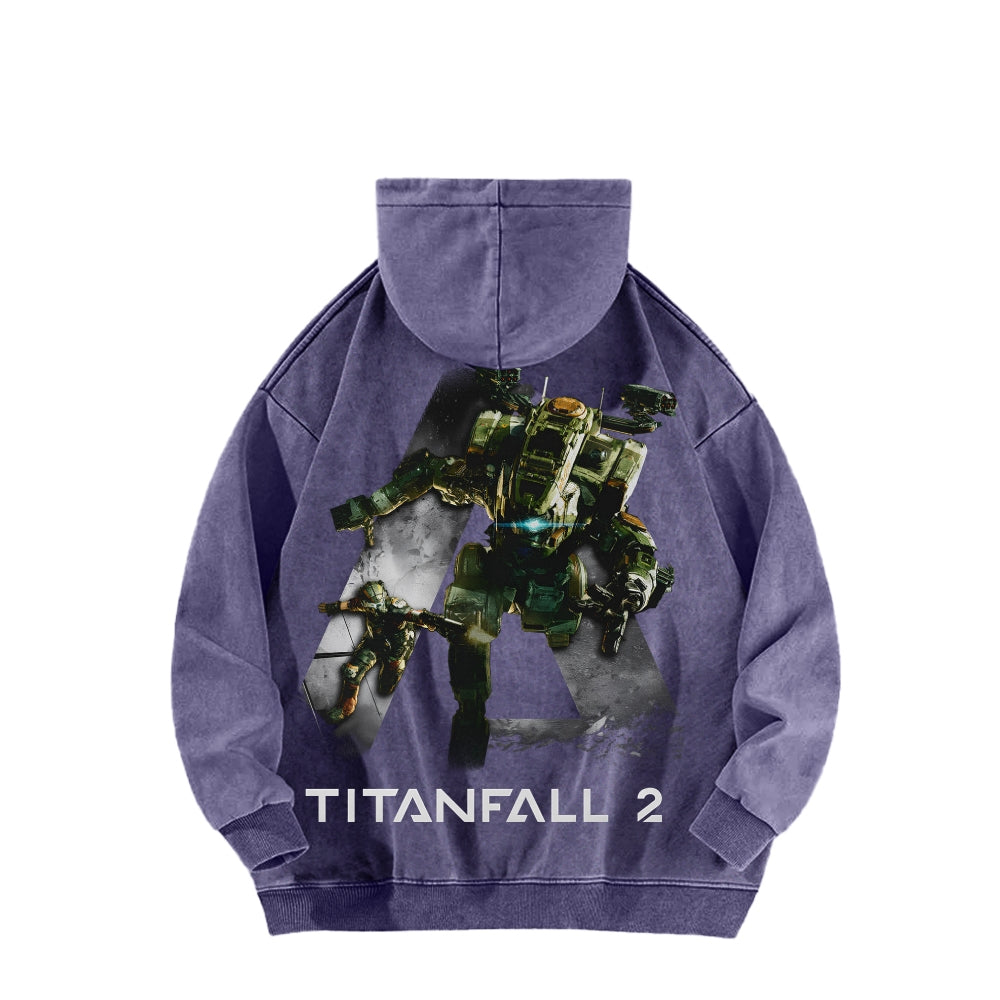 TITANFALL Unisex Washed Hoodie 2601007904