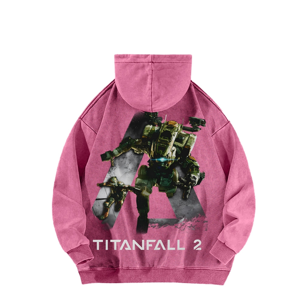 TITANFALL Unisex Washed Hoodie 2601007904