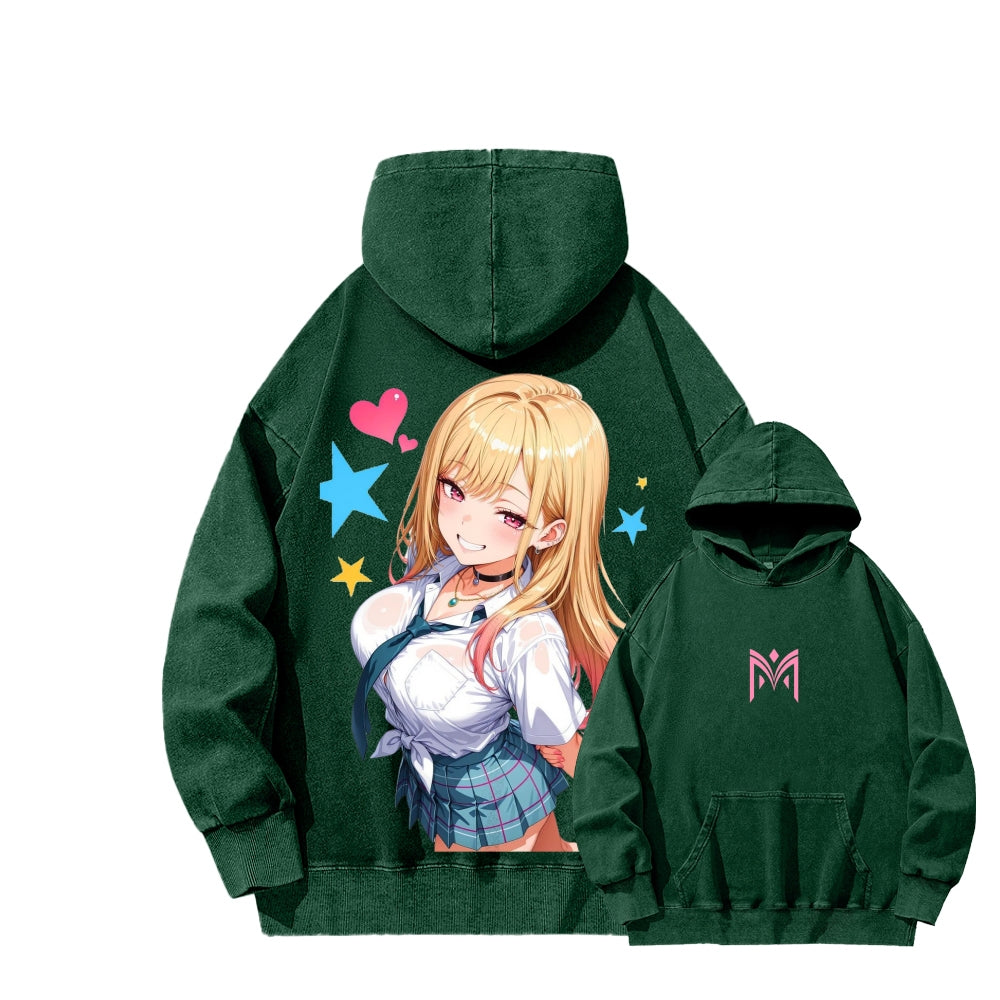 My Dress-Up Darling Marin Kitagawa Unisex Washed Hoodie 2601008035
