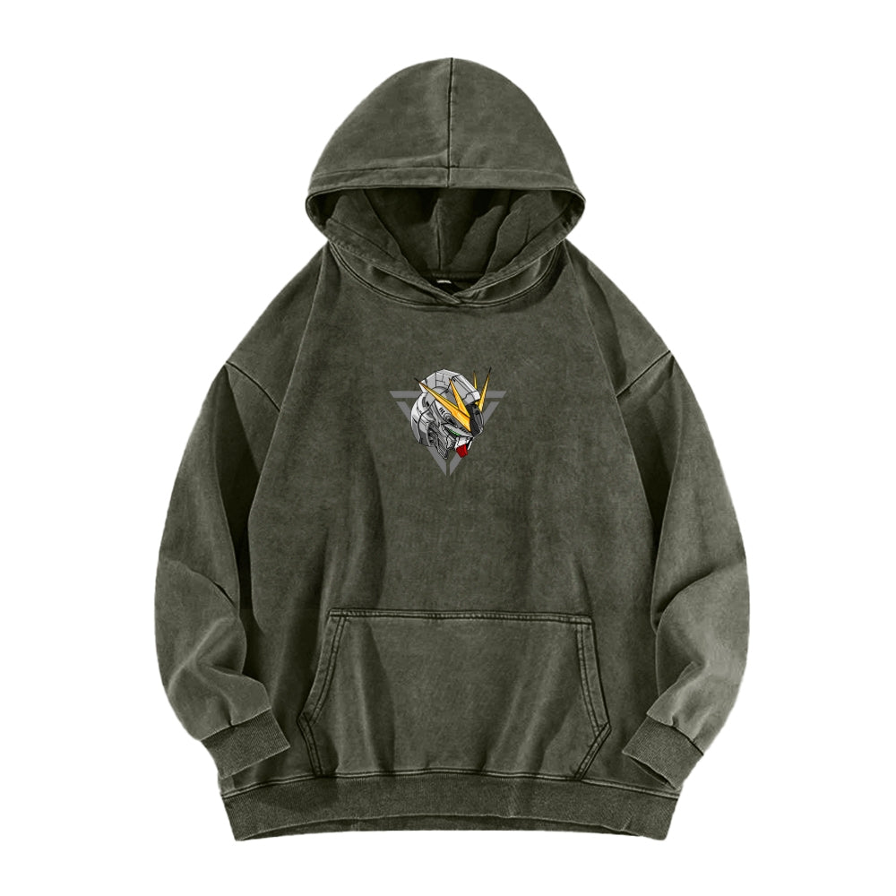 Gundam Unisex Washed Hoodie 2601008083
