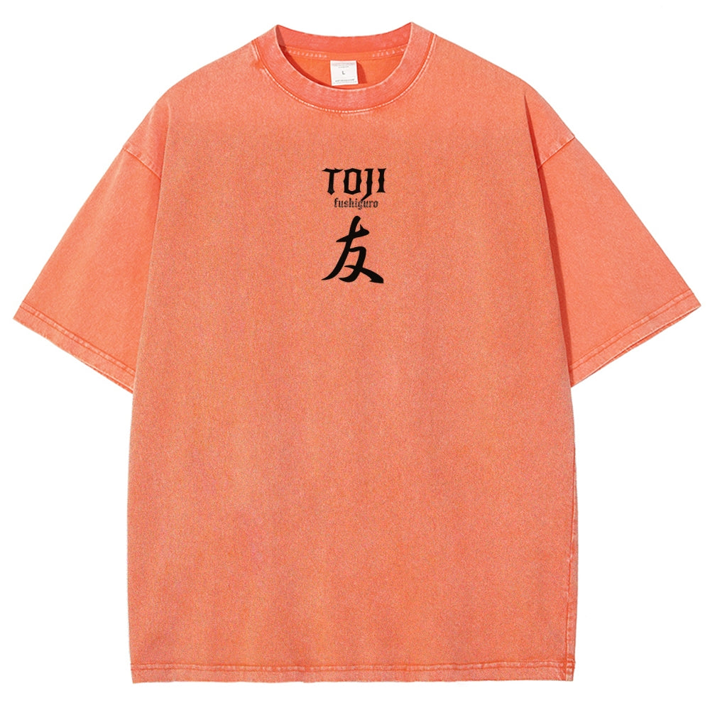 Jujutsu Kaisen Unisex Fit Washed T-Shirt 2601008086