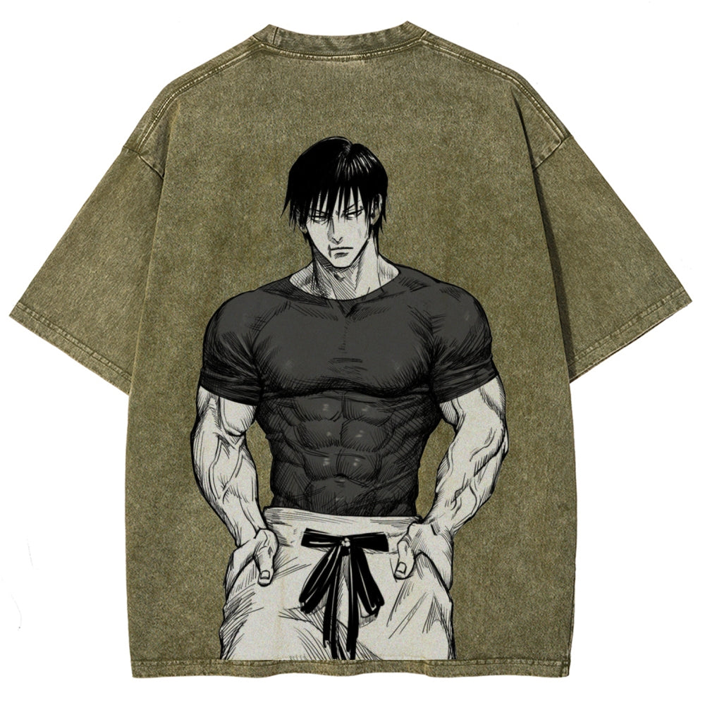 Jujutsu Kaisen Unisex Fit Washed T-Shirt 2601008086