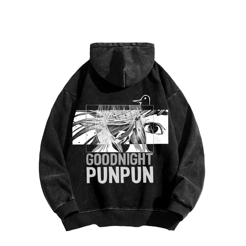 Goodnight Punpun  Unisex Washed Hoodie 2601008535