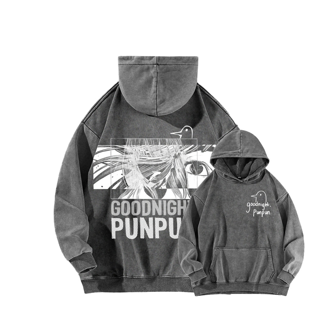 Goodnight Punpun  Unisex Washed Hoodie 2601008535