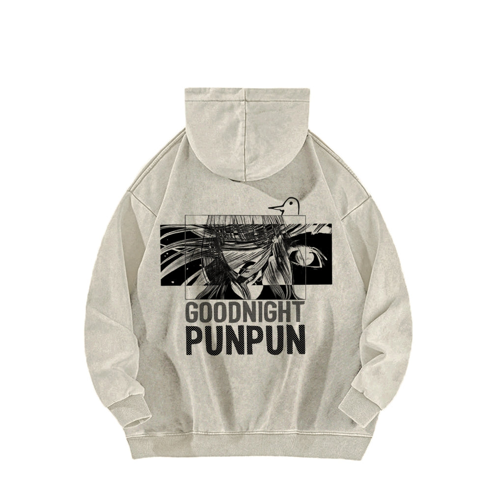 Goodnight Punpun  Unisex Washed Hoodie 2601008535