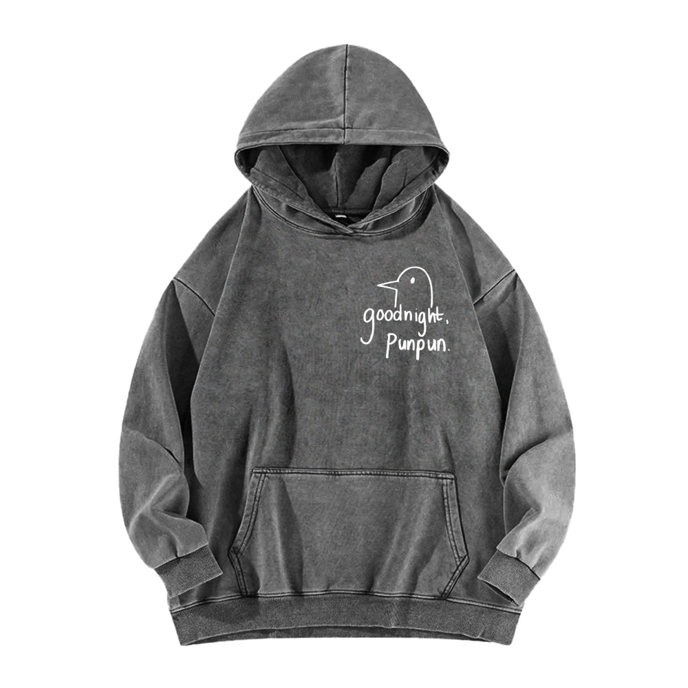 Goodnight Punpun  Unisex Washed Hoodie 2601008535