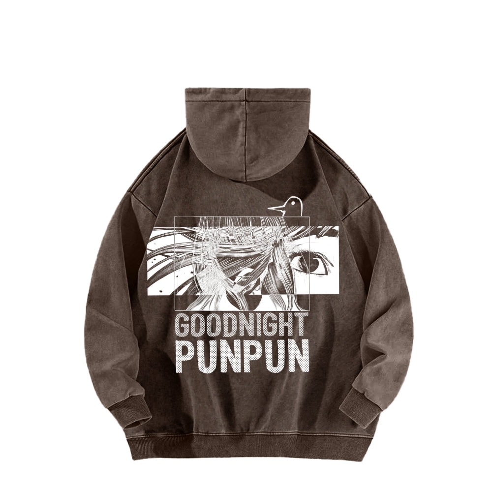 Goodnight Punpun  Unisex Washed Hoodie 2601008535