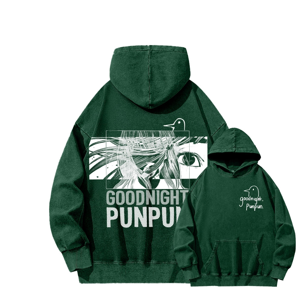 Goodnight Punpun  Unisex Washed Hoodie 2601008535