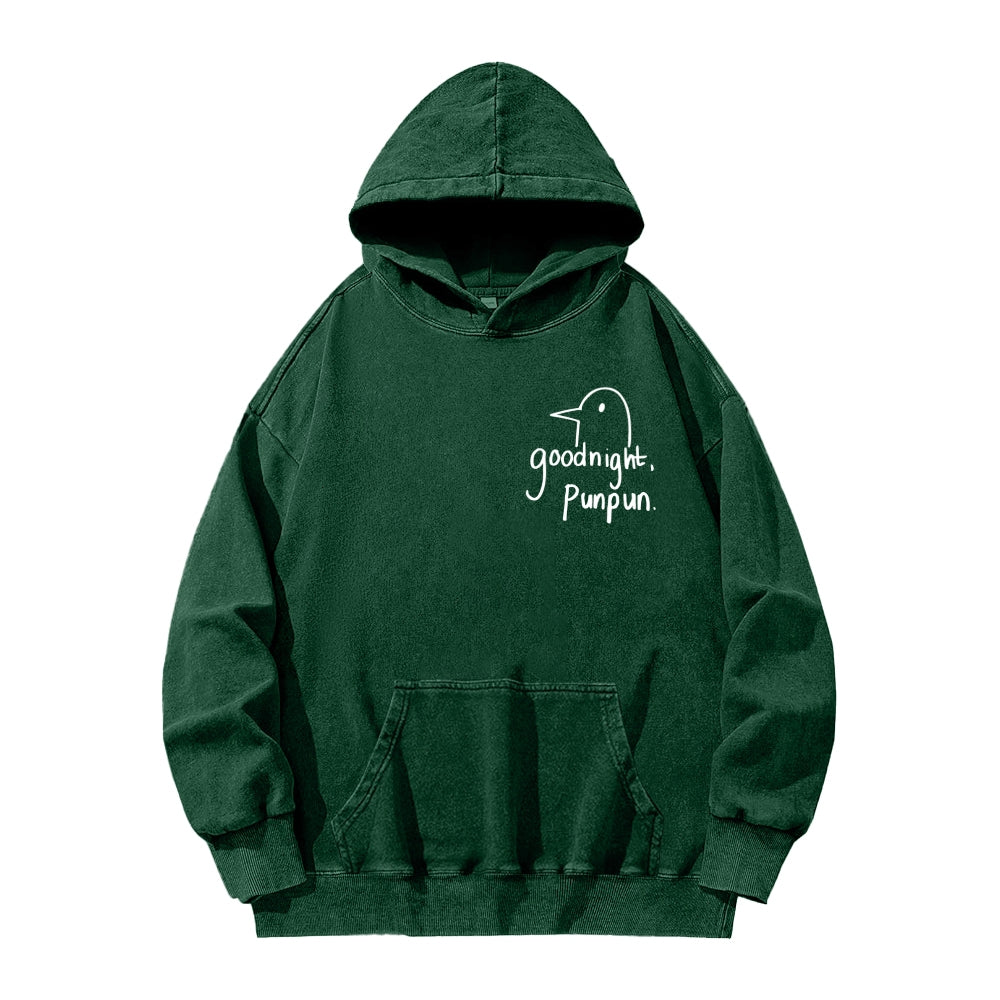 Goodnight Punpun  Unisex Washed Hoodie 2601008535