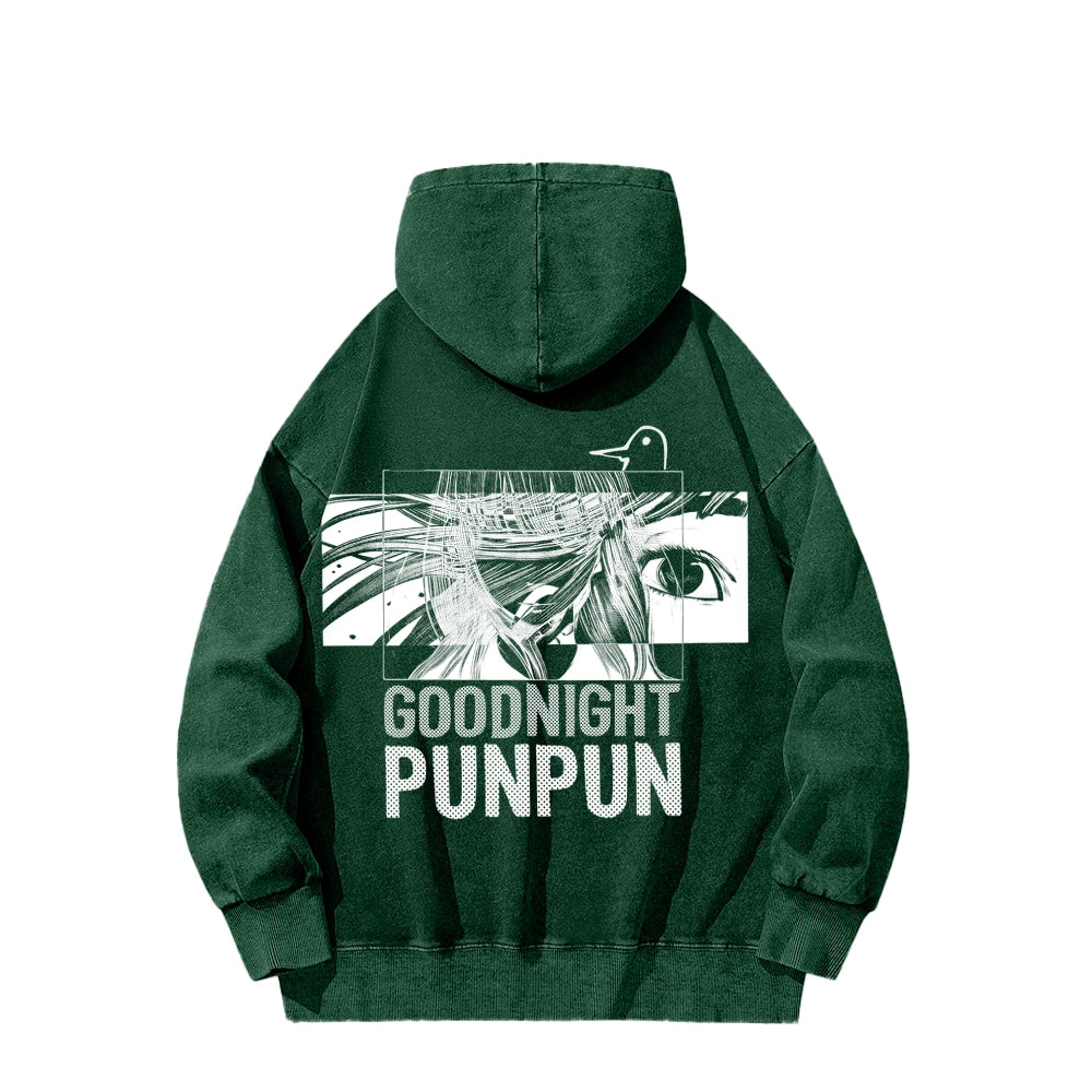 Goodnight Punpun  Unisex Washed Hoodie 2601008535
