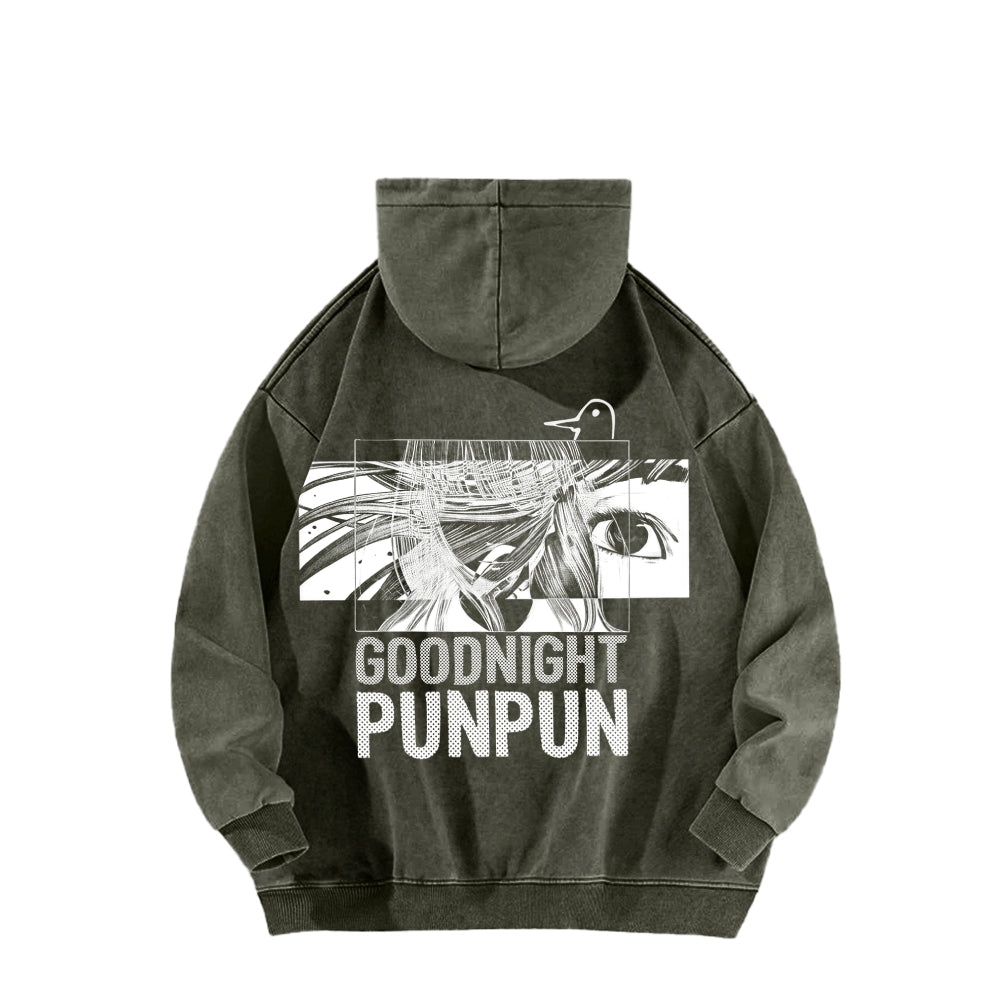 Goodnight Punpun  Unisex Washed Hoodie 2601008535