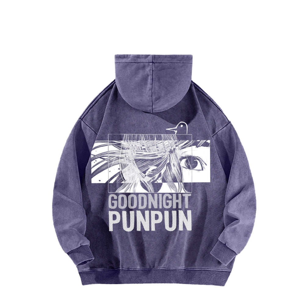 Goodnight Punpun  Unisex Washed Hoodie 2601008535