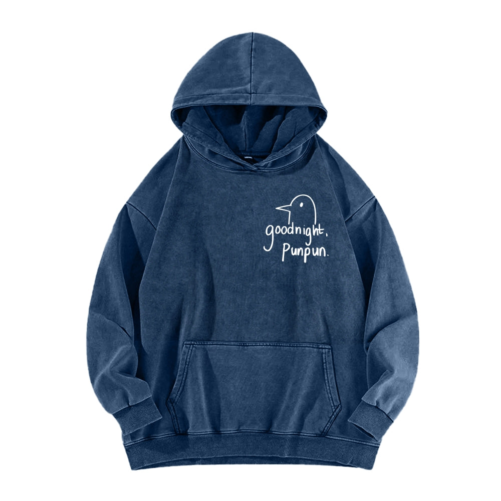 Goodnight Punpun  Unisex Washed Hoodie 2601008535