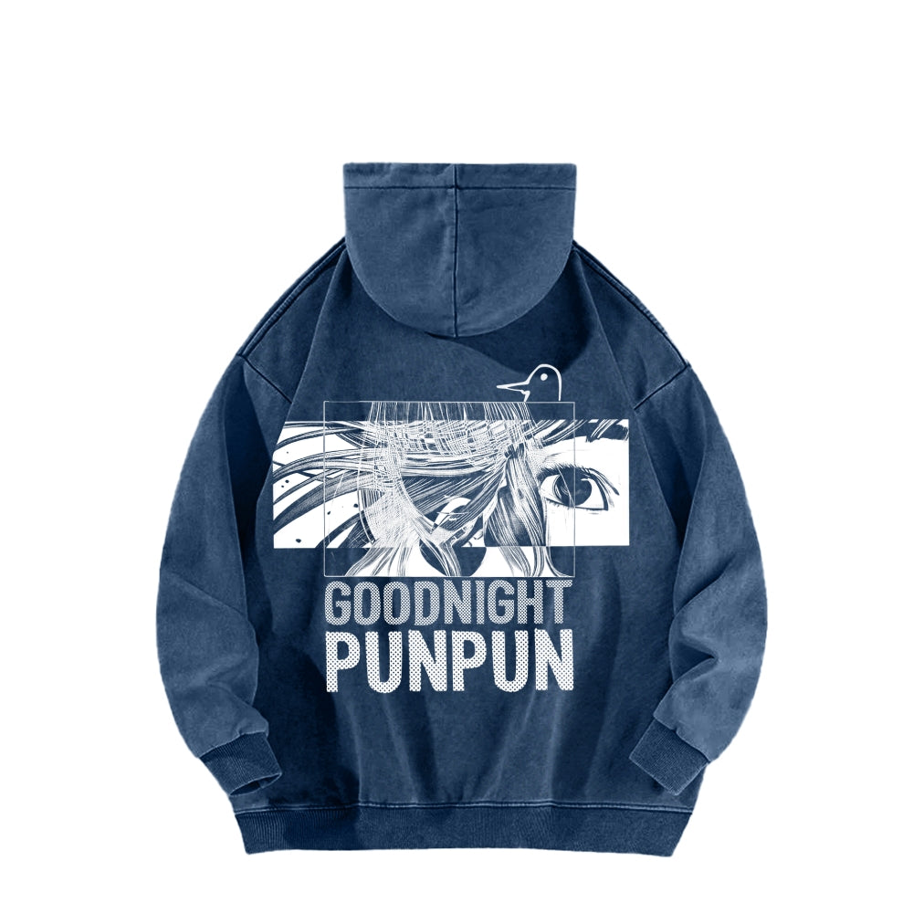 Goodnight Punpun  Unisex Washed Hoodie 2601008535