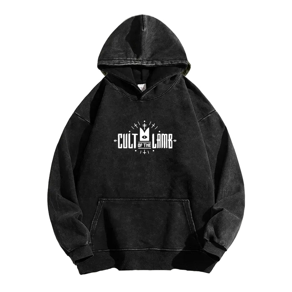Cult of the Lamb Unisex Washed Hoodie 2601008553
