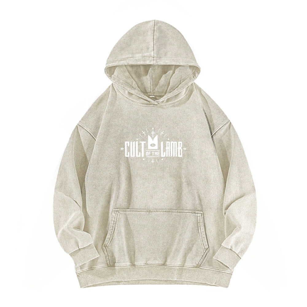 Cult of the Lamb Unisex Washed Hoodie 2601008553