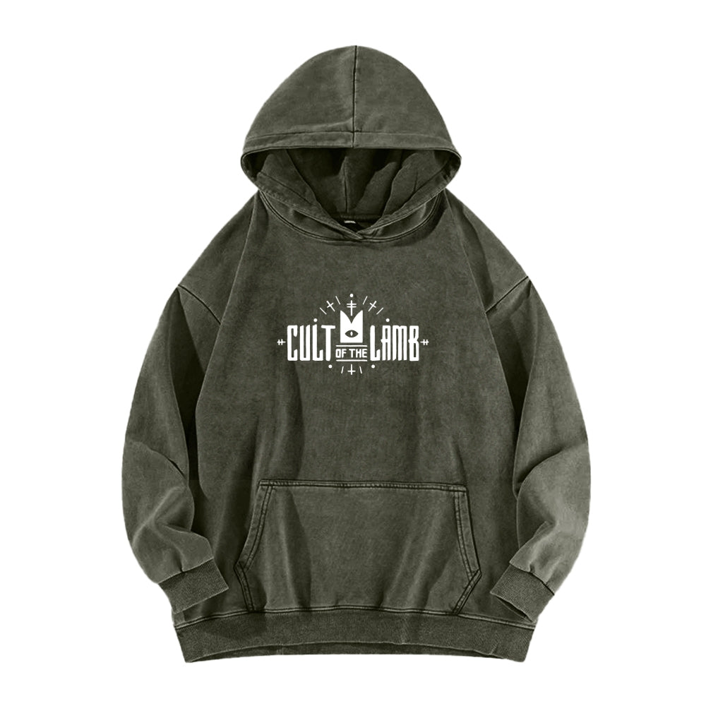 Cult of the Lamb Unisex Washed Hoodie 2601008553